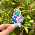 Wishi Washi Taiyaki w/ Bulbsaur - Weatherproof Sticker