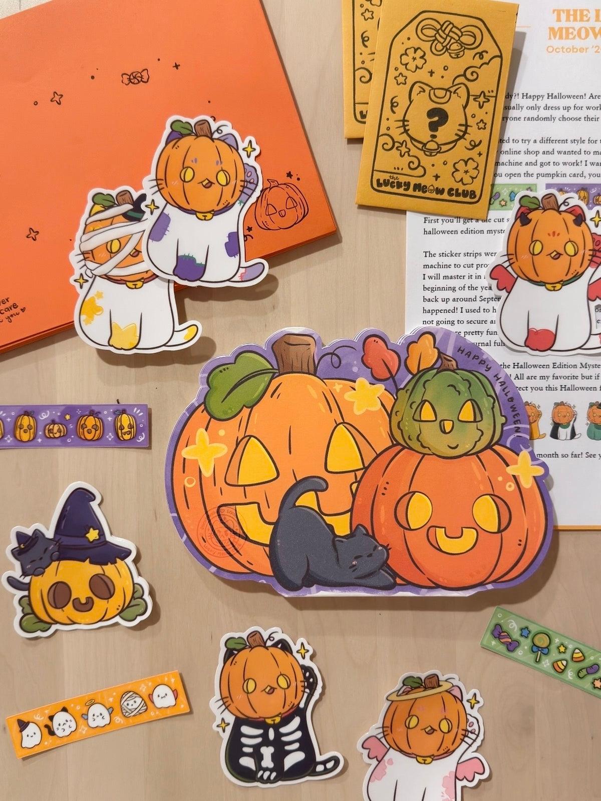 Lucky Meow Club - Monthly Art Happy Mail Club